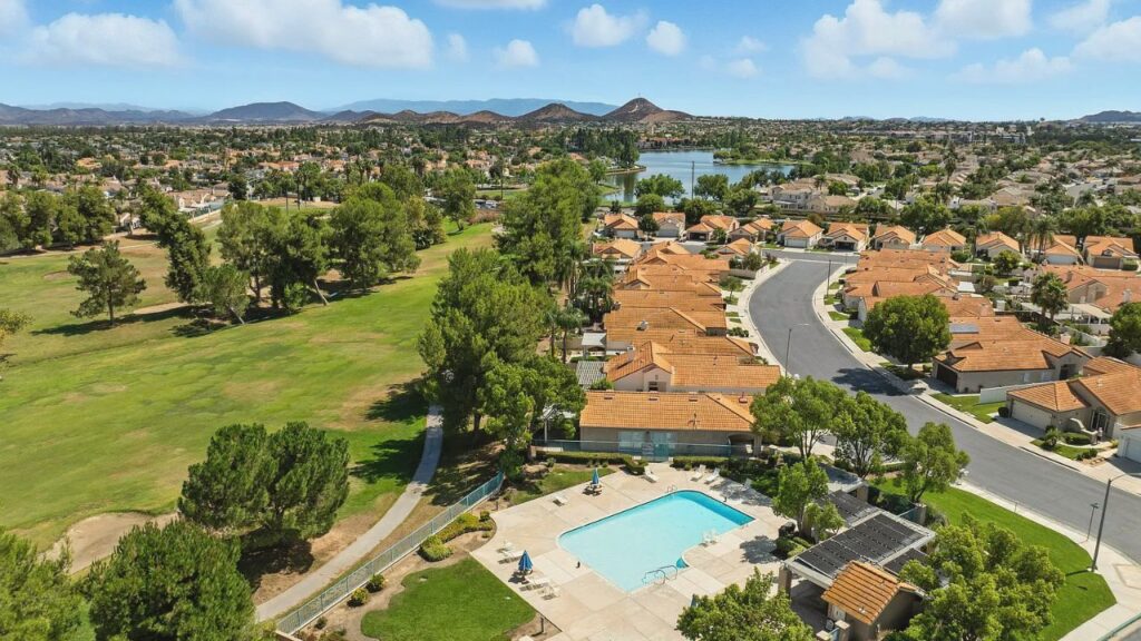 Palmilla on the Greens Menifee senior community with easy golf-course access and shared amenities