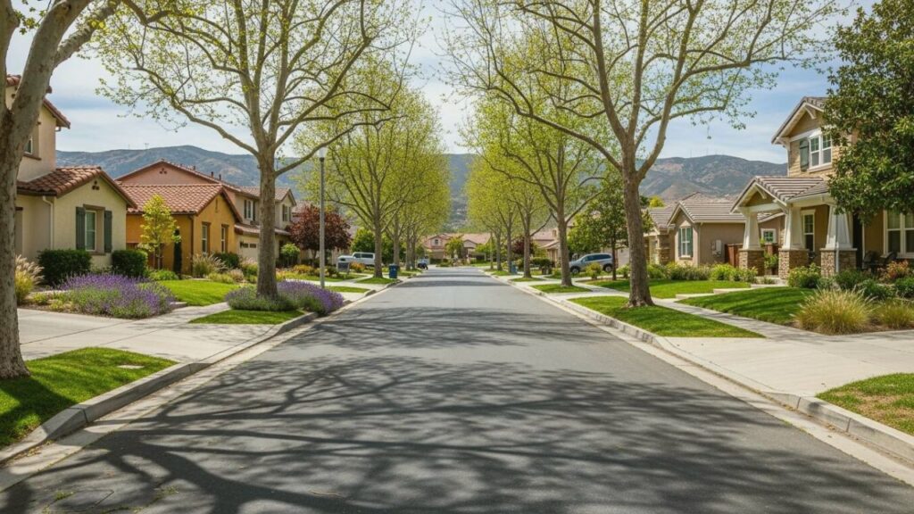 South Murrieta neighborhood with established homes, mature landscaping, and convenient freeway access